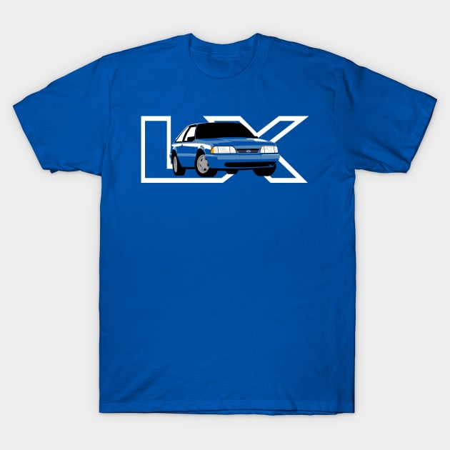 1991-93 Mustang LX Hatchback T-Shirt by FoMoBro's